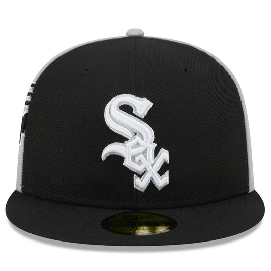 Chicago White SOX NEW ERA GAMEDAY SIDESWIPE 59FIFTY FITTED Cap - BLACK/GRAY