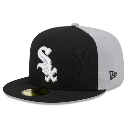 Chicago White SOX NEW ERA GAMEDAY SIDESWIPE 59FIFTY FITTED Cap - BLACK/GRAY