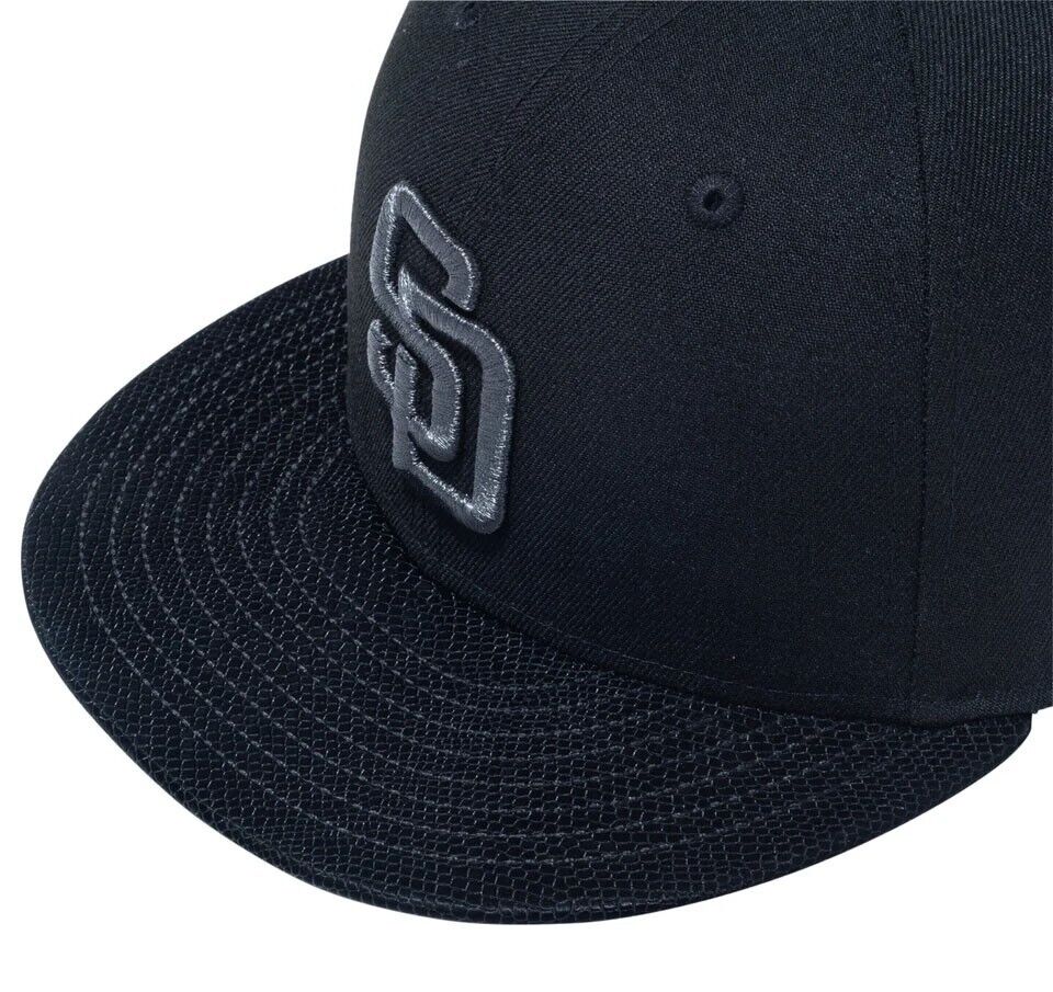 NEW ERA 59 FIFTY BLACK SNAKE SAN DIEGO PADRES