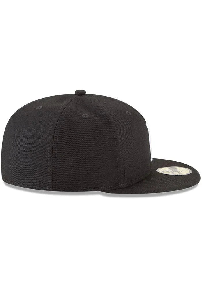 NEW ERA BOSTON RED SOX BLACK 59FIFTY FITTED HAT